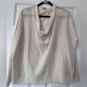 ANTONIO MELANI Cashmere Cream Cowl Neck Sweater